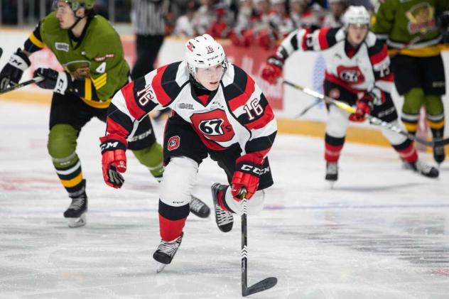 Forward Matt Maggio with the Ottawa 67's