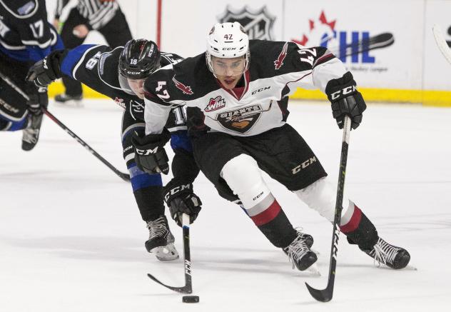 Vancouver Giants forward Justin Sourdif