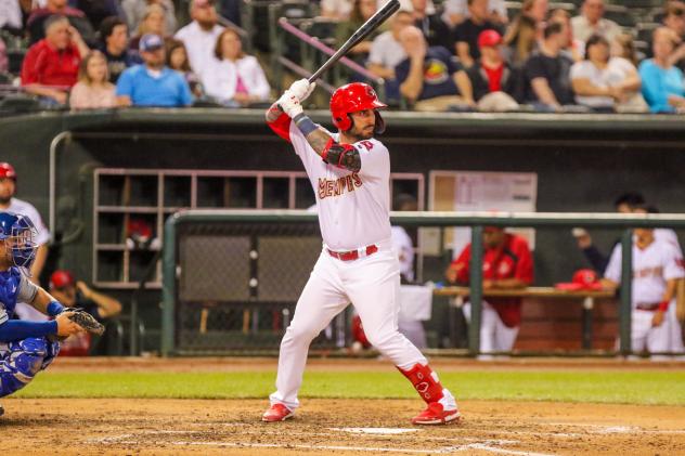 Memphis Redbirds infielder Rangel Ravelo