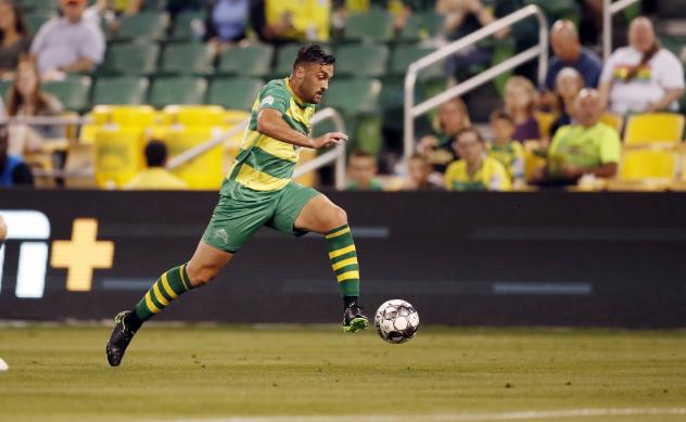 Brandon Allen with the Tampa Bay Rowdies