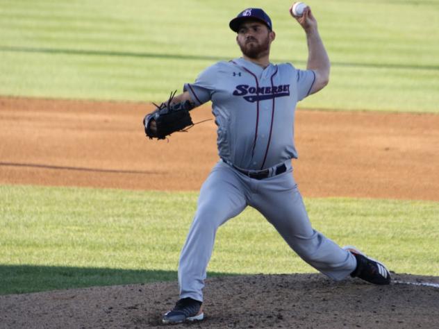 Somerset Patriots pitcher Thomas Dorminy