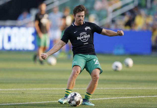 Forward/midfielder Antoine Hoppenot with the Tampa Bay Rowdies
