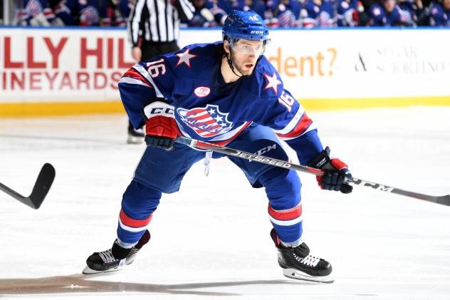 Rochester Americans forward Taylor Leier