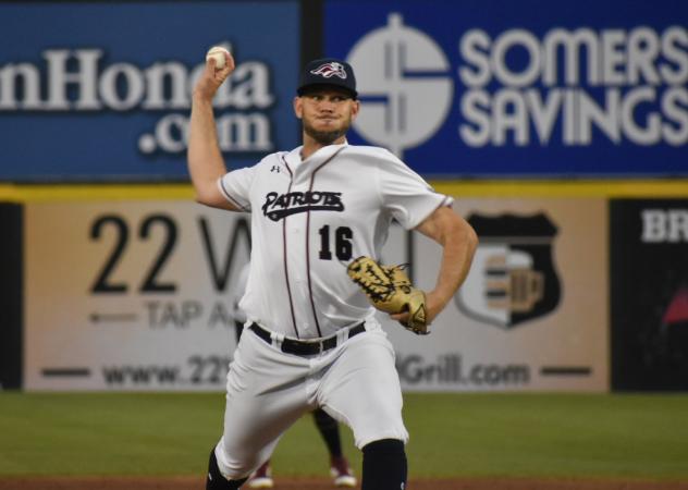 Somerset Patriots pitcher Liam O'Sullivan