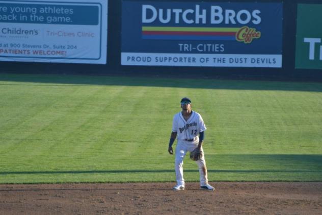 Tri-City Dust Devils shortstop Reinaldo Ilarraza
