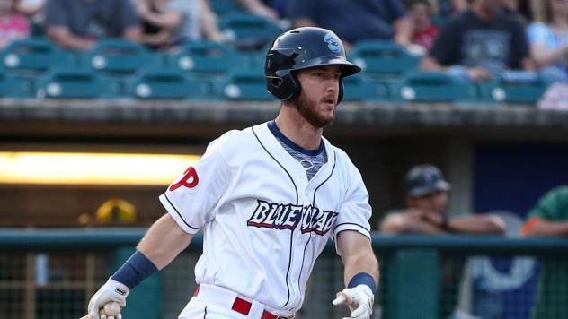 Seth Lancaster of the Lakewood Blueclaws