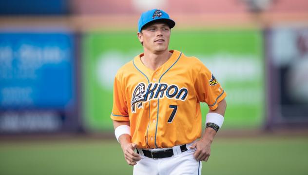 Akron RubberDucks outfielder Alex Call