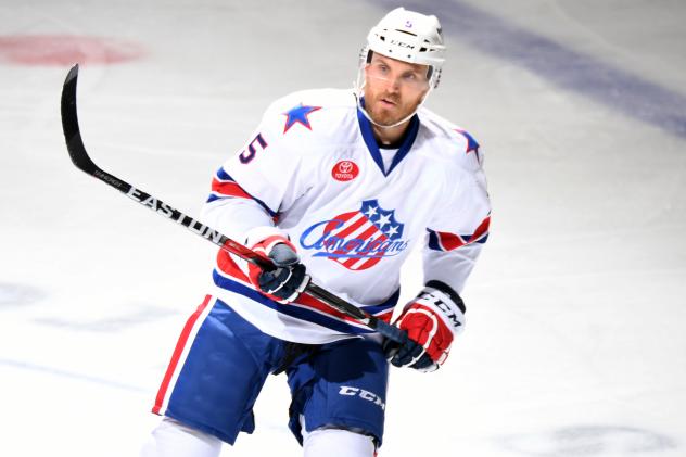 Defenseman Matt Tennyson with the Rochester Americans