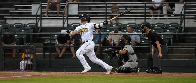 Burlington Bees first baseman/designated hitter Connor Fitzsimons