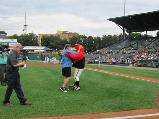Dwier Brown at the Rochester Red Wings 