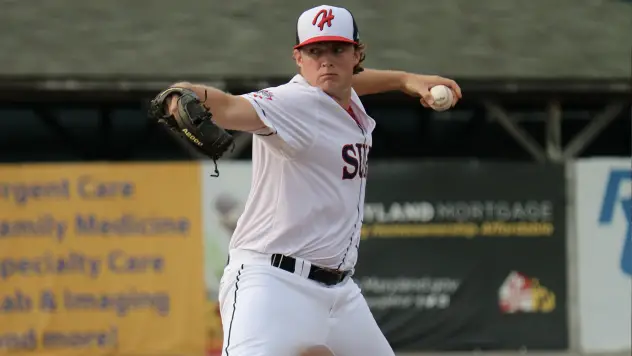 Christian Vann escaped a bases-loaded jam in the 11th and picked up his first victory in the Hagerstown Suns' 3-2 walk-off win Wednesday
