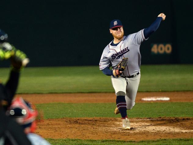 Somerset Patriots pitcher Brett Oberholtzer