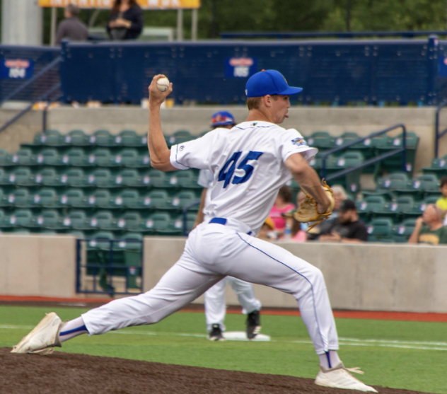 Green Bay Booyah pitcher Jack Mahoney