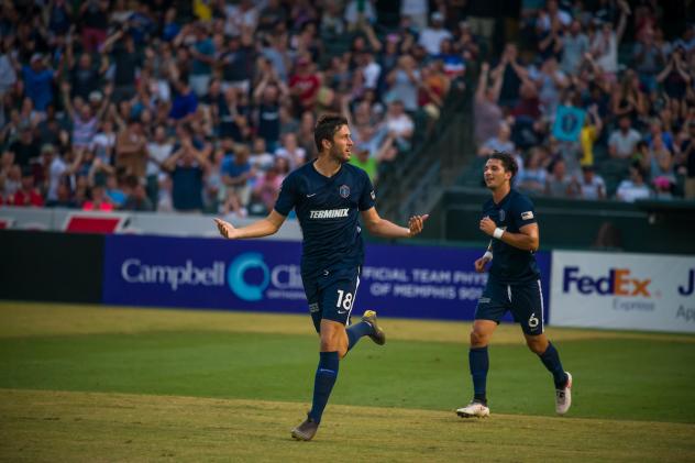 Memphis 901 FC forward Elliot Collier