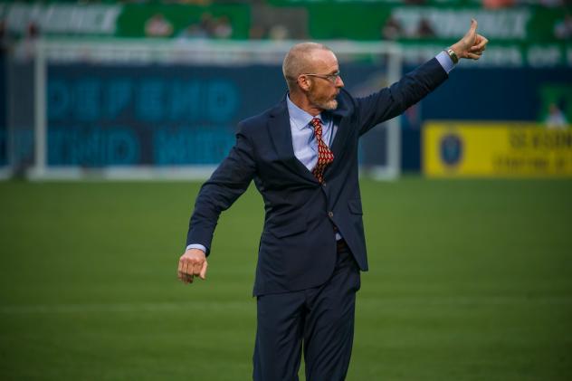 Memphis 901 FC coach Tim Mulqueen