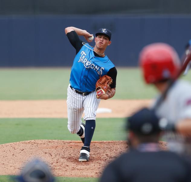 Tampa Tarpons pitcher Miguel Yajure