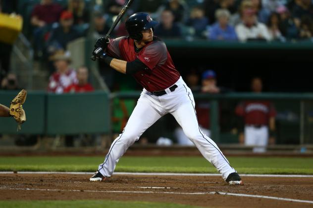 Sacramento River Cats infielder Zach Green