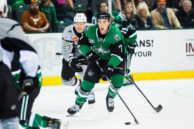 Texas Stars defenseman Gavin Bayreuther