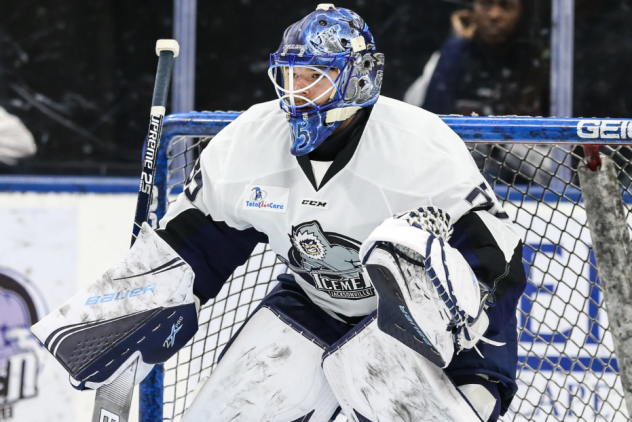 Goaltender Ken Appleby with the Jacksonville Icemen