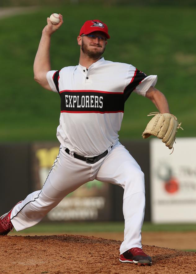 Sioux City Explorers pitcher Tyler Fallwell