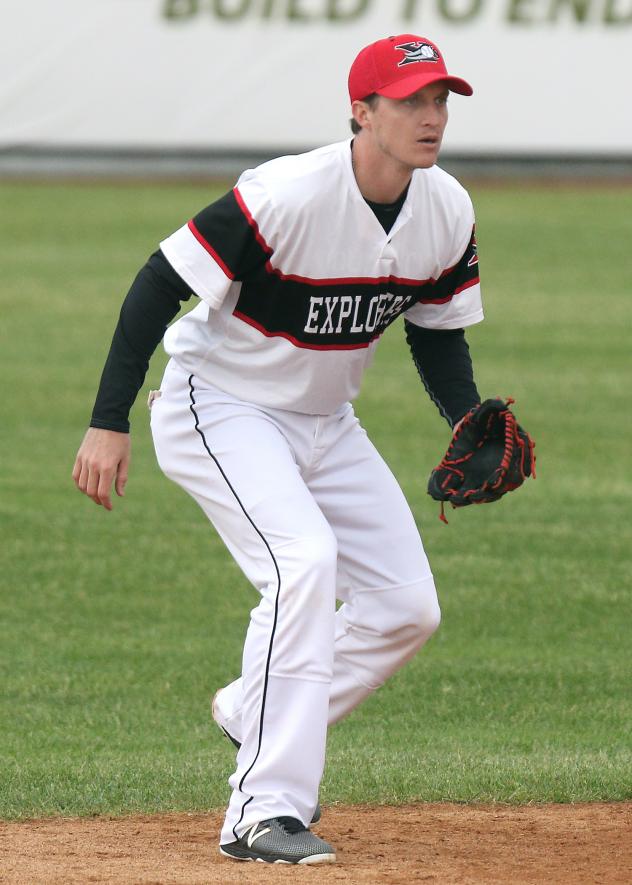 Sioux City Explorers shortstop Nate Samson