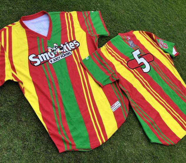 Tennessee Smokies Fruit Stripe Gum jerseys