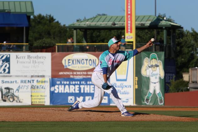 Lexington Legends pitcher Evan Steele