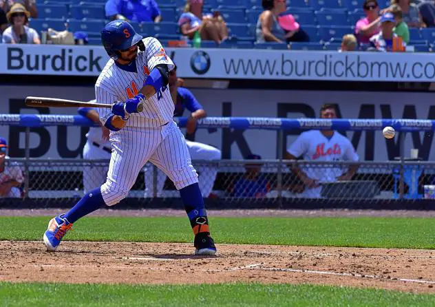 Rene Rivera hit a go-ahead, two-run home run for the Syracuse Mets in the bottom of the eighth inning on Sunday afternoon