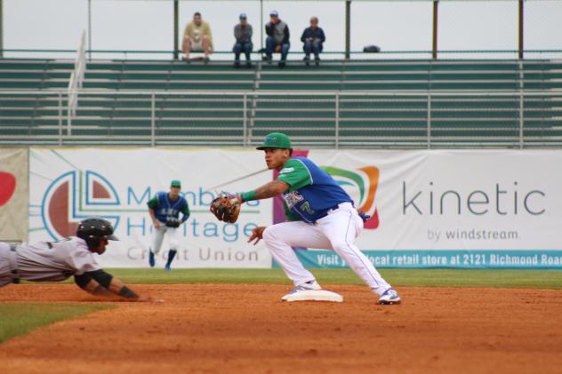 Jeison Guzman of the Lexington Legends