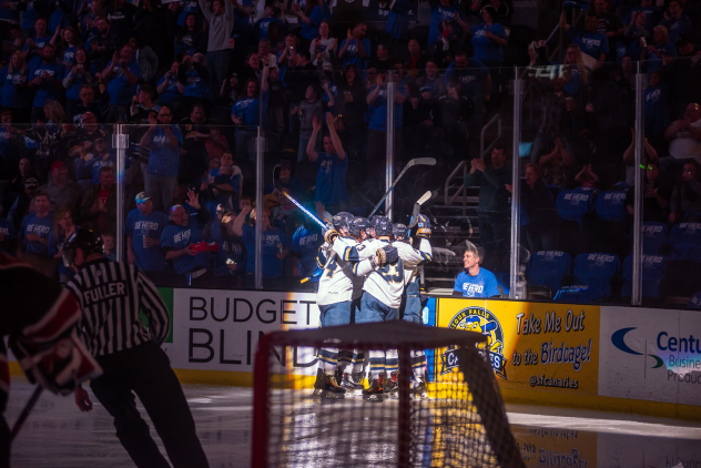 Sioux Falls Stampede celebrate a goal