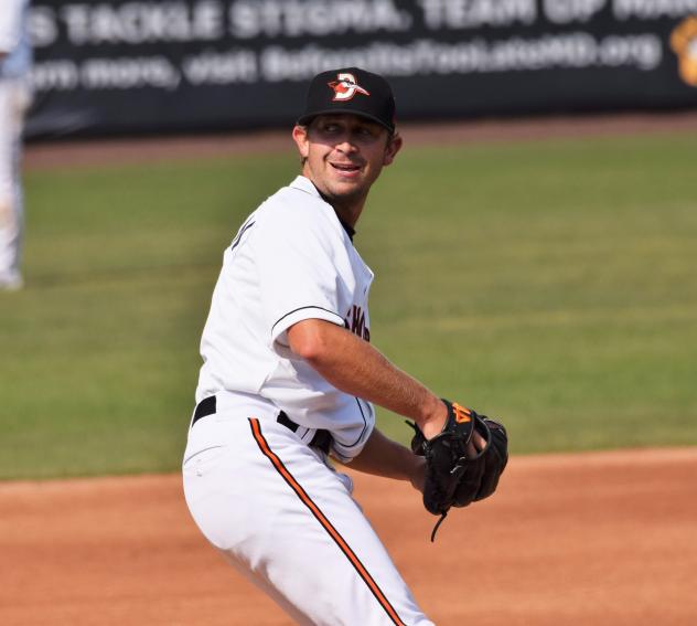 Delmarva Shorebirds pitcher Ryan Wilson