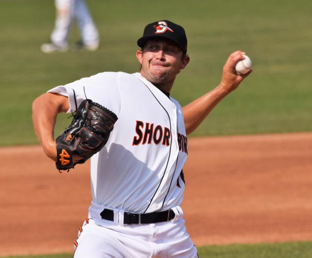 Delmarva Shorebirds pitcher Ryan Wilson