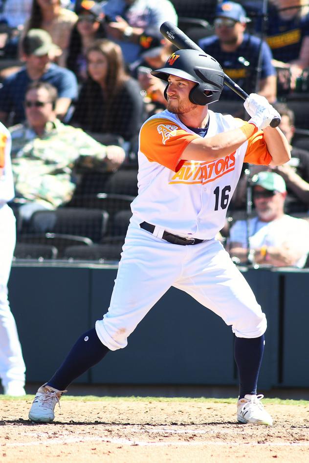 Las Vegas Aviators outfielder Mark Payton