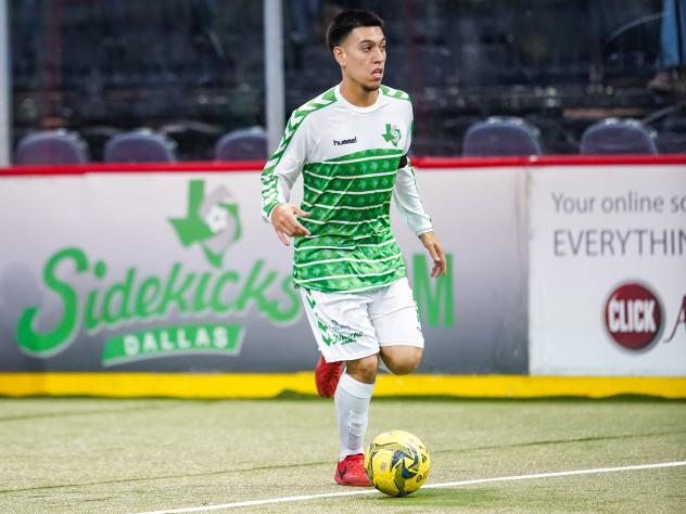 Dallas Sidekicks midfielder Gustavo Piedra