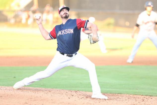 Jackson Generals pitcher Cole Stapler