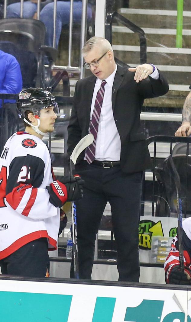 Corpus Christi IceRays head coach Al Rooney