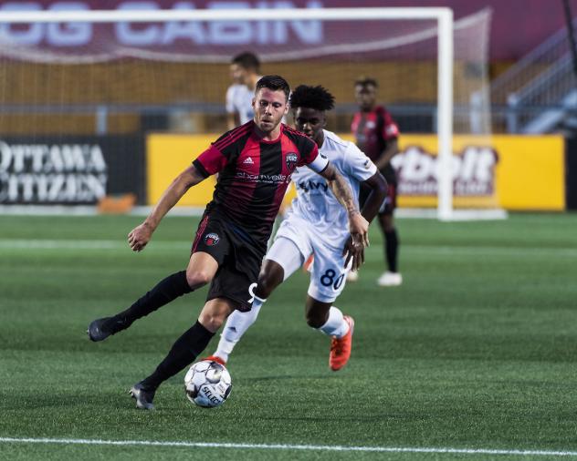 Ottawa Fury FC captain Carl Haworth