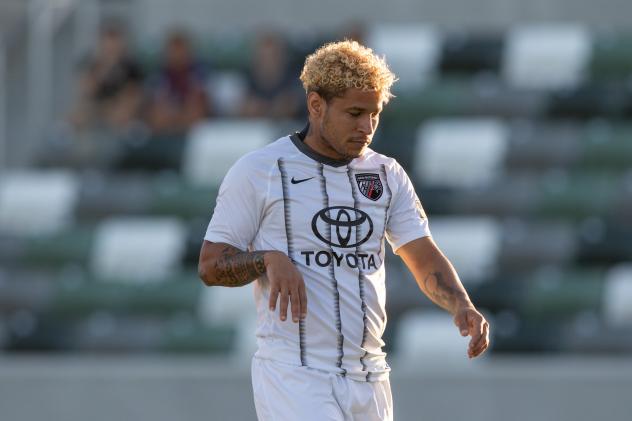 San Antonio FC forward Frank Lopez