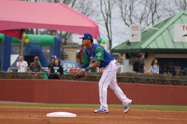 Jeison Guzman of the Lexington Legends