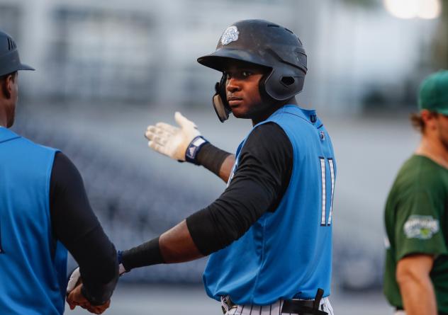 Estevan Florial of the Tampa Tarpons