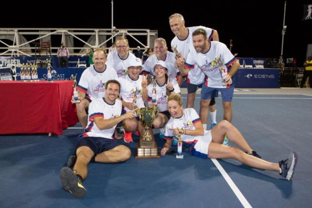 The Stripes took the trophy, but charity won the night at the 7th-annual Washington Kastles Charity Classic
