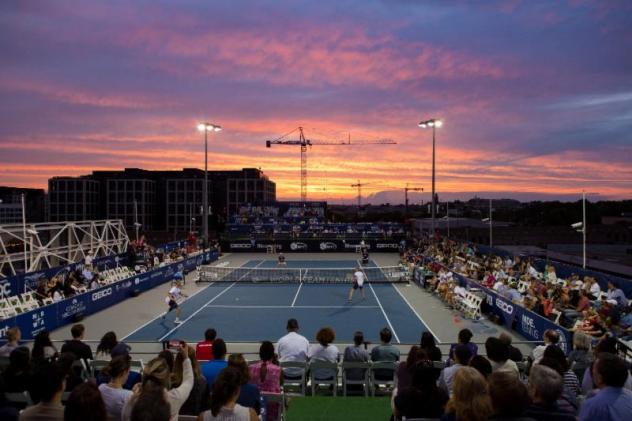 The crowd at Kastles Stadium, home of the Washington Kastles