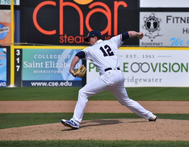 Somerset Patriots pitcher Jonathan Cheshire