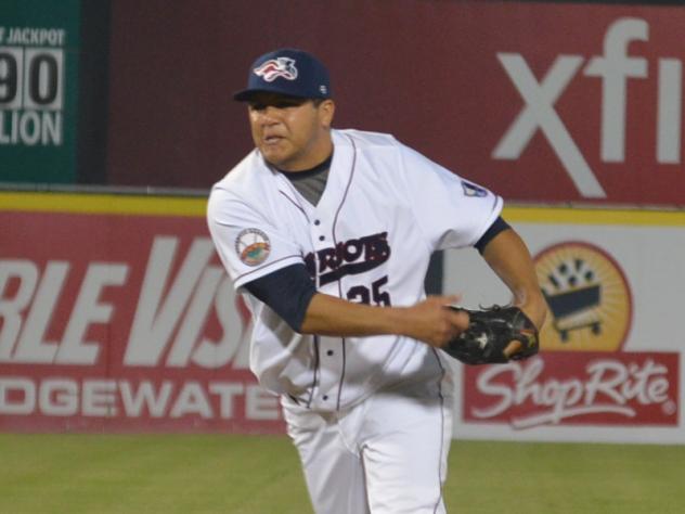 Somerset Patriots pitcher Edwin Quirarte