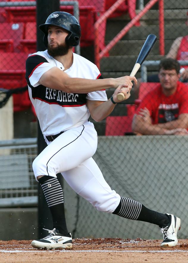 Sioux City Explorers outfielder Michael Lang