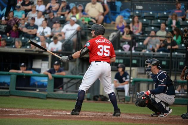 Jordan Pacheco of the Tacoma Rainiers