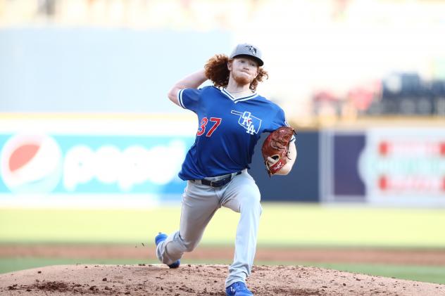 Oklahoma City Dodgers pitcher Dustin May