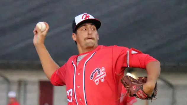 Hagerstown Suns pitcher Jacob Howell