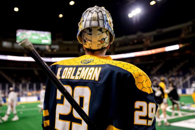 Georgia Swarm goaltender Kevin Orleman