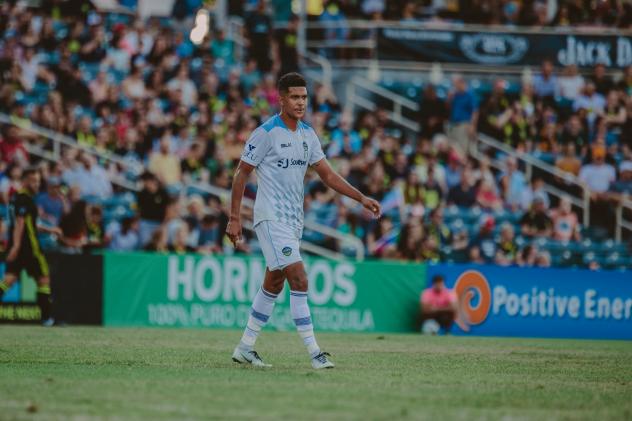 Derek Gebhard of El Paso Locomotive FC